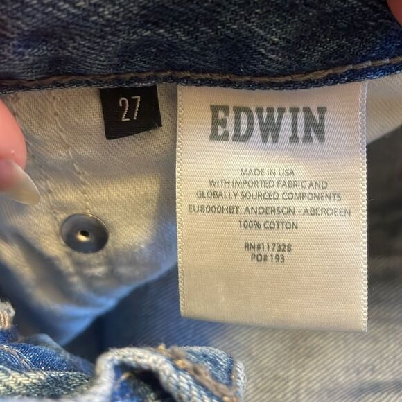 Edwin Loose Tapered Leg Jeans 27 - Picture 3 of 5